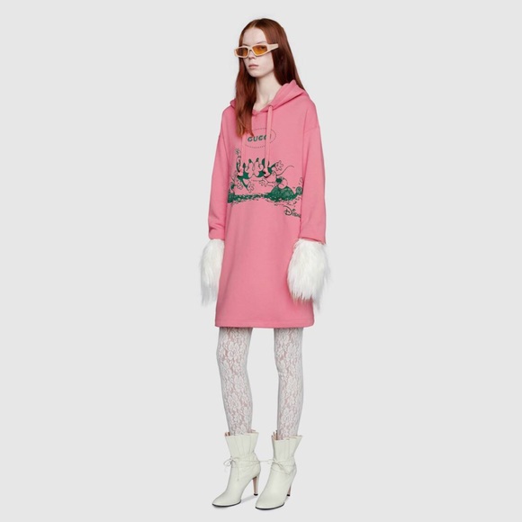 gucci hooded dress